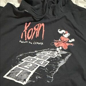 Korn Black Hoodie - Follow the Leader Design